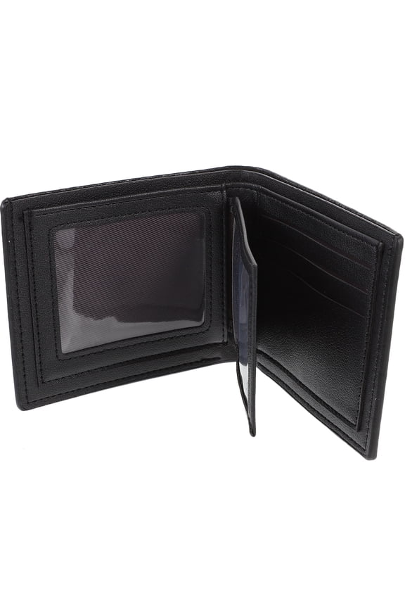 Premium Black Wallet Buckle, Stylish Card Holder and Storage, and Compact Design