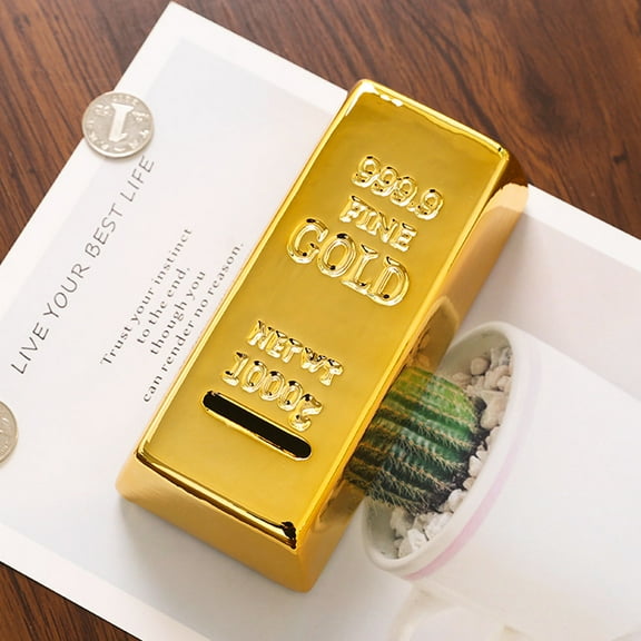 UPOUART Premium Metal Bank - 1Pc Money Saving Jar with Stylish Design