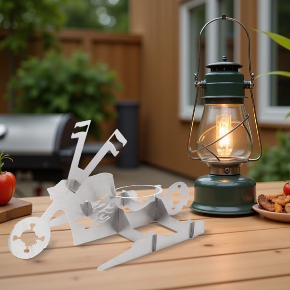 UPOUART 1Pc Stainless Steel Chicken Roasting Rack for Kitchen Suitable for Party and Camping Bbq