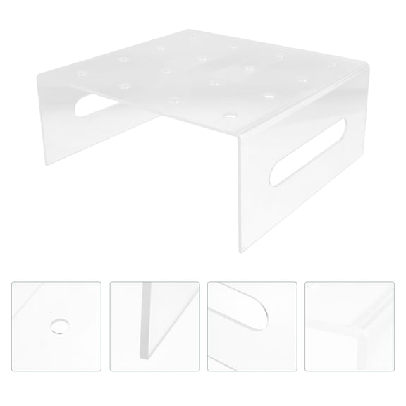 UPOUART 1Pc Transparent Acrylic Lollipop Stand with 12 Holes Cake Display Stand for Parties and Weddings