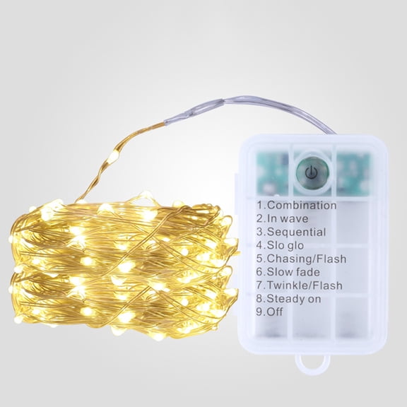 UPOUART 1Pc USB Powered White LED String Fairy Lights for Party Home Decoration