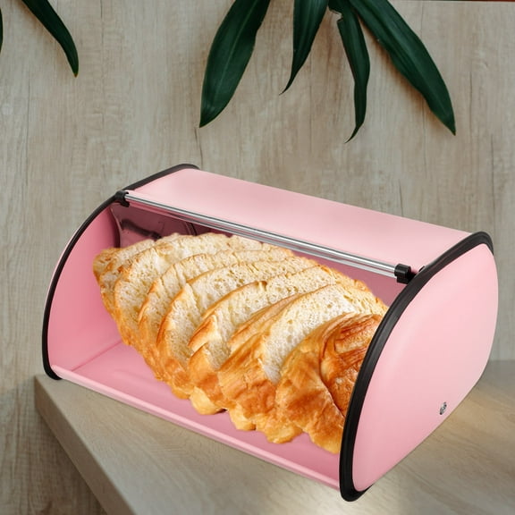 UPOUART Household Bread Bin Bread Box Stainless Steel Kitchen Organization 1Pack