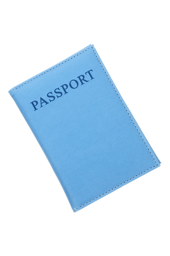 1Pcs ID Card Sleeve Blue Simple for Protecting Important Documents Travel