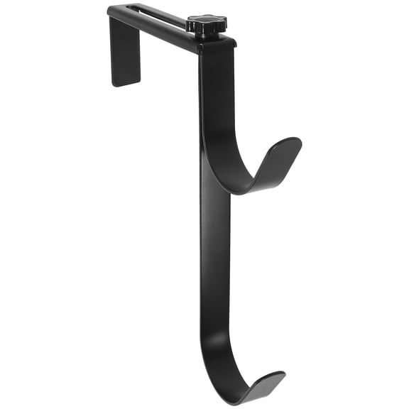 UPOUART Pool Fence Hooks Practical Design Iron Double Hook 1Set 7.1x0.8x8.7in