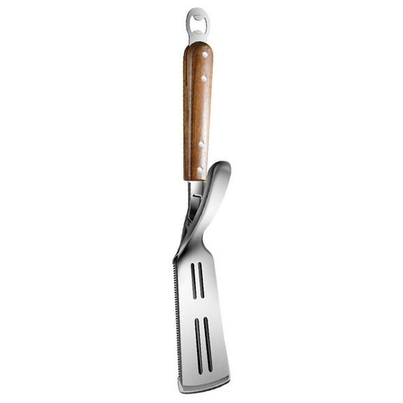 UPOUART Portable Stainless Steel Spatula, Lightweight Kitchen and Outdoor Cooking Tool, Perfect for Home, Camping, and BBQ Use