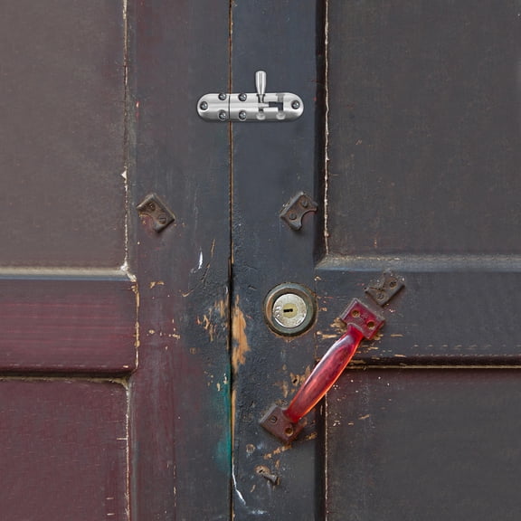 UPOUART 1Pcs Sliding Lock Latch Stainless Steel Door Lock for Householders