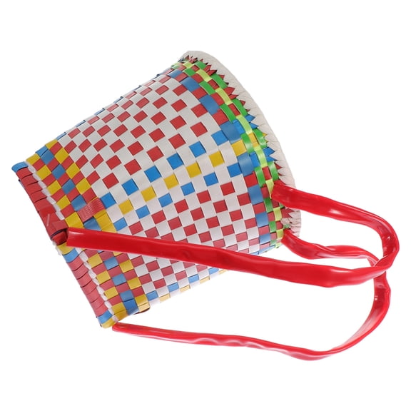 UPOUART Small Basket Photo Prop PVC for Family Photography, 1 Piece, Random Color Included