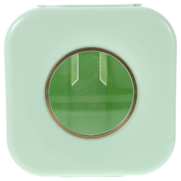 UPOUART Plastic Wall Mount Storage Case Green 1Pack