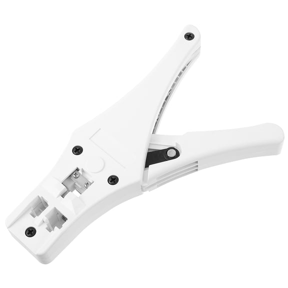 UPOUART Professional Network Wiring Pliers, White, Easy to Operate, 1 Piece Tool for Ethernet Cable Installation