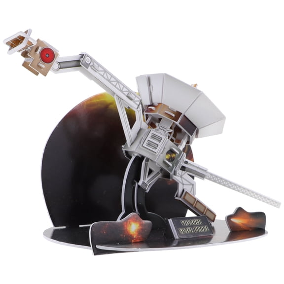 UPOUART 1Set 3D Black Paper Model Developing Hand Eye Coordination and Thinking