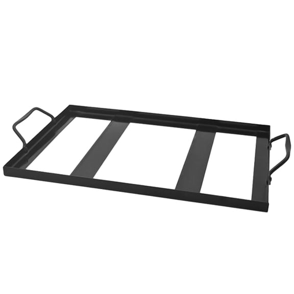 UPOUART 1Set Barbecue Tool Rectangular Black Salt Plate Tray for Grilling 31.5x21.4x0.5in