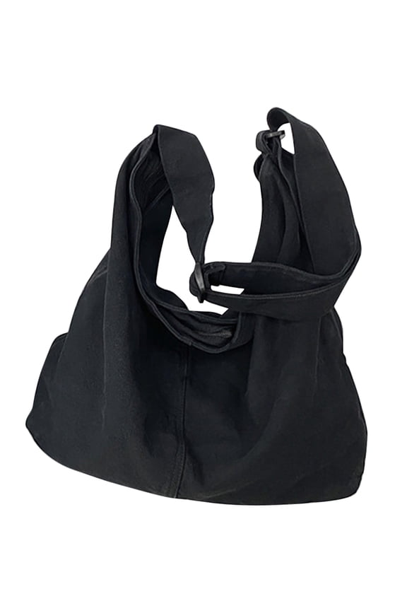 1Set Canvas Shoulder Bag For Women Simple Design Canvas Tote Bag 20.1X14.2X7.1In