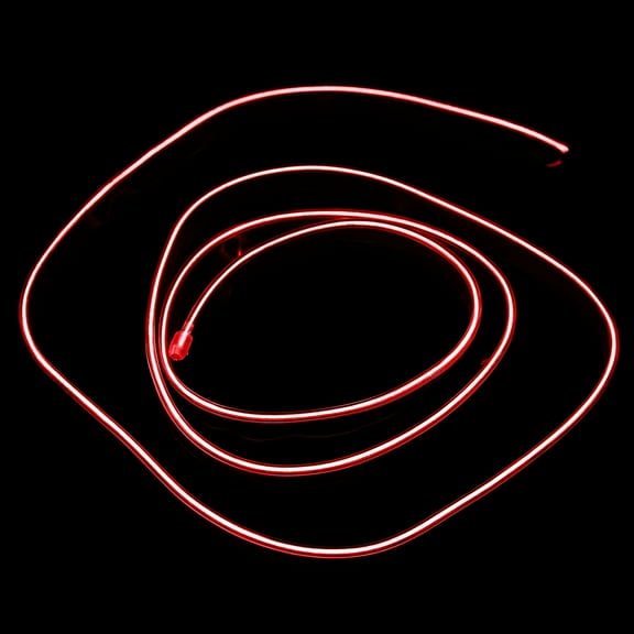 UPOUART  1Pack Red Flexible Neon Rope Lights for Car Interior Decor Christmas Party