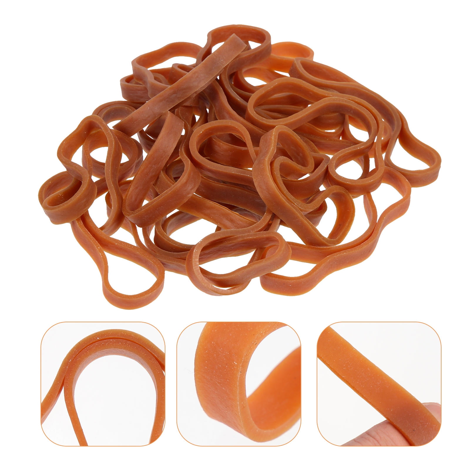 UPOUART 1 Set Elastic Stretch Belt in Khaki, Thick Rubber Band for Mold Binding, Industrial Use and Secure Fixation Strap