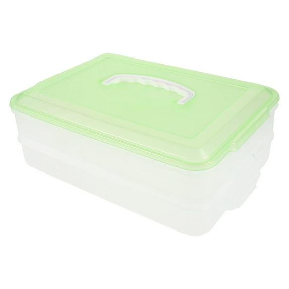 UPOUART Dumpling Container For Freezer Multi-Grid Design 1Set 11.8X8.7X3.9In