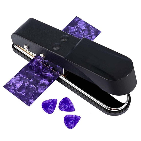 UPOUART 1Set Guitar Maker Tool with Elastic Spring for Cutting Guitar Picks from Plastic Cards