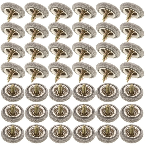 UPOUART 1Set Interior Headliner Button Replacement Kit Dark Grey Effective Car Ceiling Repair