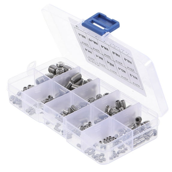 UPOUART 1Set M5 Silver Grub Screw Assortment Kit For Diy Enthusiasts And Professionals