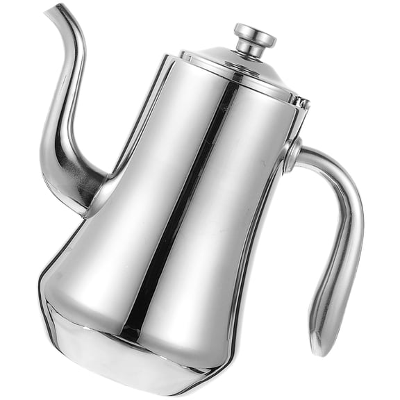 UPOUART 1Set Modern Tea Kettle Stovetop Whistling Drip-free Spout Compact Storage for Home Use