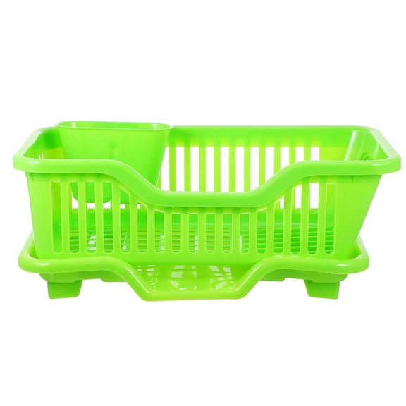 UPOUART Dish Dryer Chopsticks Holder Green Plastic 1Pcs 17.5X9.4X7.1In