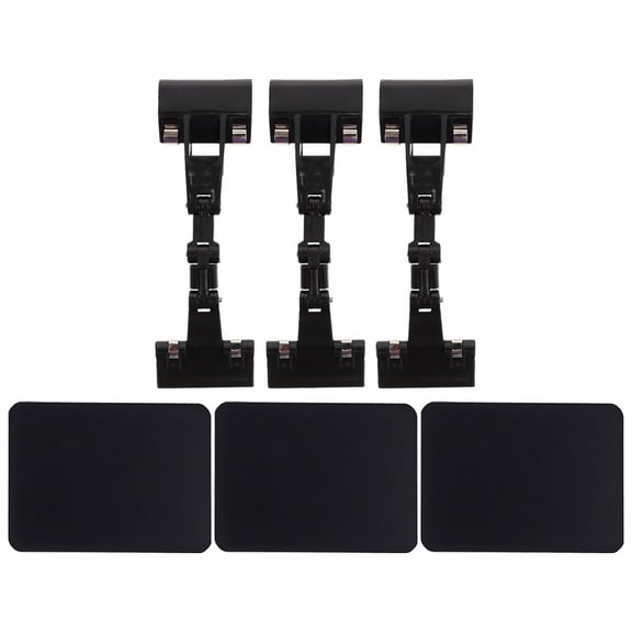 UPOUART 1Set Sturdy Plastic Label Holder Clips for Basket and Bin Organization