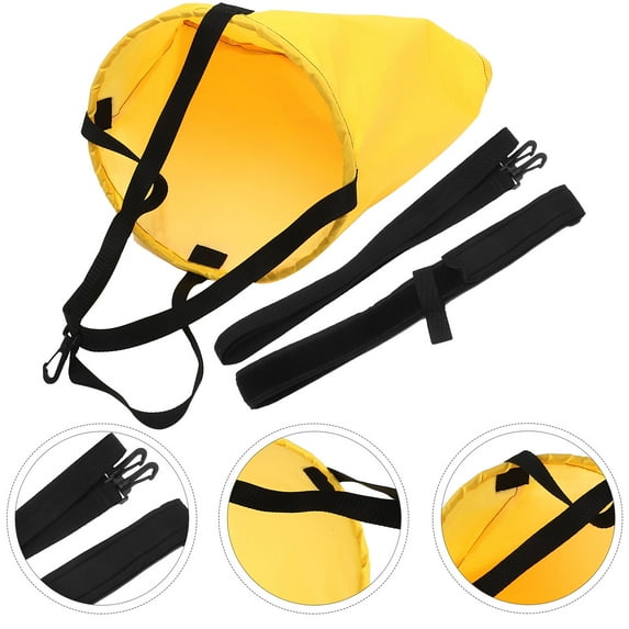 UPOUART 1Set Swim Training Equipment Yellow Resistance Parachute for Freestyle Backstroke Butterfly