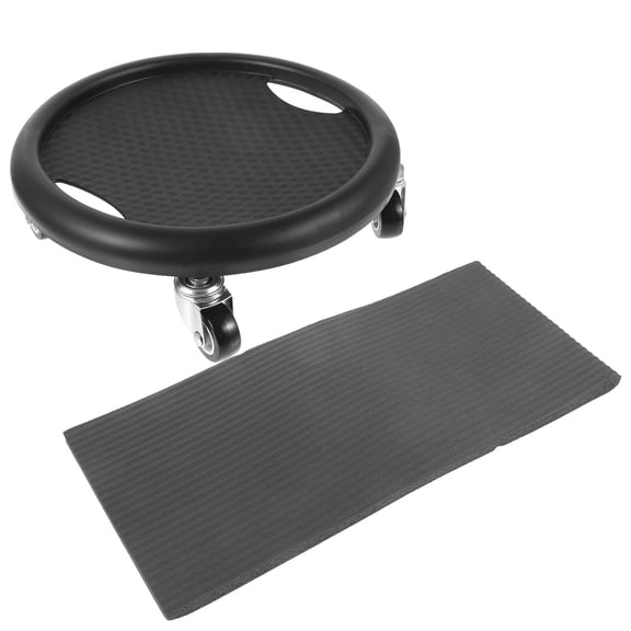 UPOUART 1Set Sliding Discs for Exercise Black Fitness Sliding Plate Portable and Lightweight