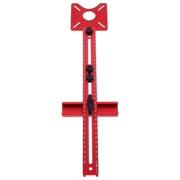 UPOUART Red Router Milling Bracket Base - 1 Set for Accurate Carpentry, Woodworking, and Precision Tasks