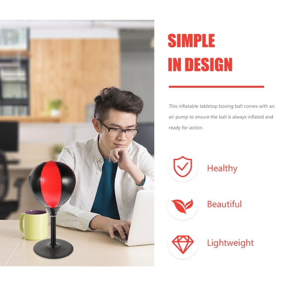 UPOUART Stress Relief Punching with Stand for Office Desk - 1 Set for Relaxation and