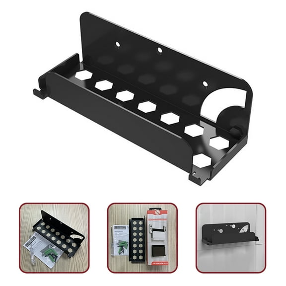 UPOUART Steel Wall Mount Rack Holder for Switch Console, Simple Design, 7.1x2.6in Storage Stand, 1 Set