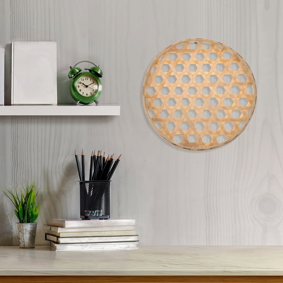 UPOUART Multipurpose Bamboo Sieve Basket Natural and for Home