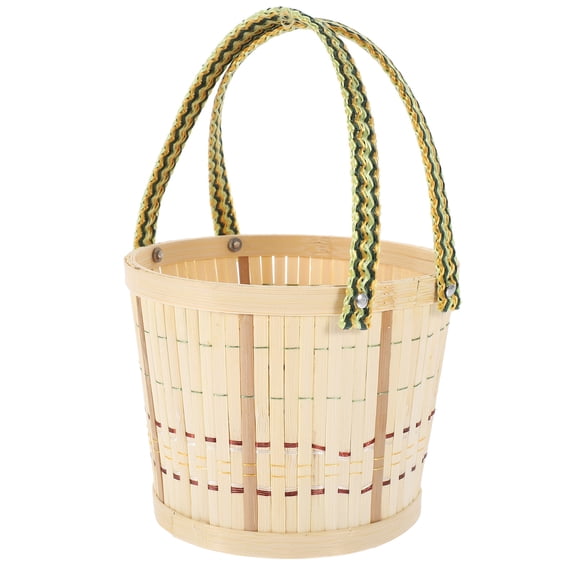 UPOUART Fruit Basket for Kitchen Storage Basket Woven Texture 1Set