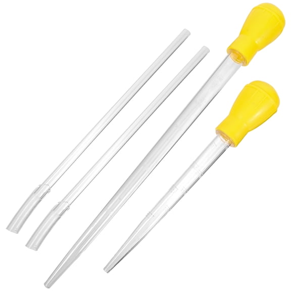 UPOUART 2-Pack Manual Siphon Pumps for Aquarium Gravel Water Changes, Assorted Colors, Easy-to-Use Fish Tank Cleaning Tool