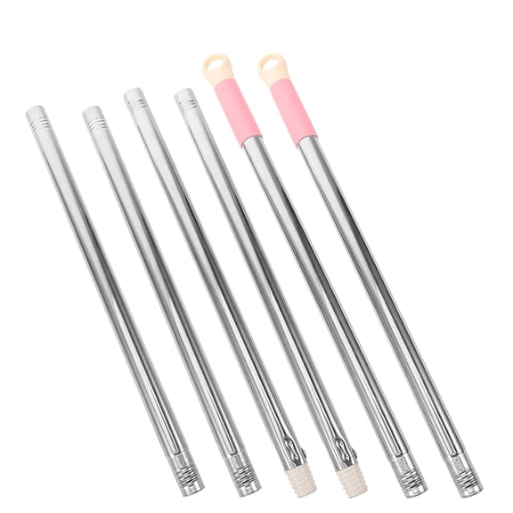 UPOUART 2 Sets Broom Handle Replacement Stainless Steel Extendable Handle For Home Office Kitchen Cleaning