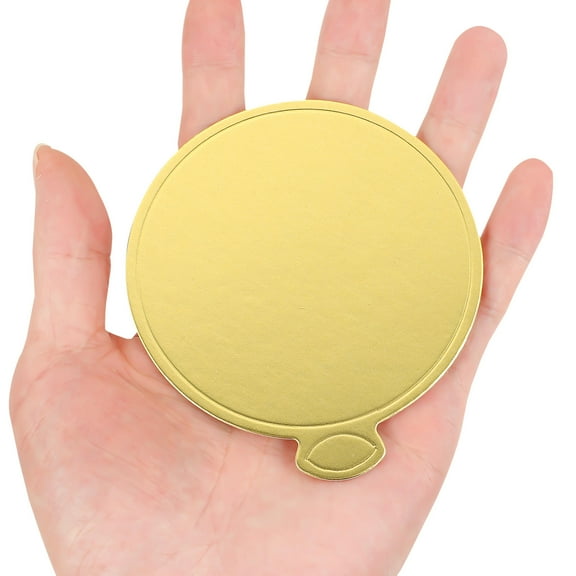 UPOUART 200 Pcs White Cardboard Square Shape Cake Bases for Cake Display and Dessert Serving 9Cm 3.5Inch