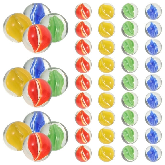 UPOUART 200Pcs Colored Glass Marbles for Butterfly Feeder Outdoor Garden Decorative Marbles