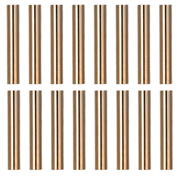 UPOUART 200Pcs Golden Copper Tube Beads for Bead Weaving and Jewelry Making Craft Spacer Beads