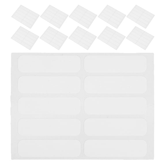 UPOUART DIY Writable No-Iron Clothing Labels White Fabric Stickers 200Pcs