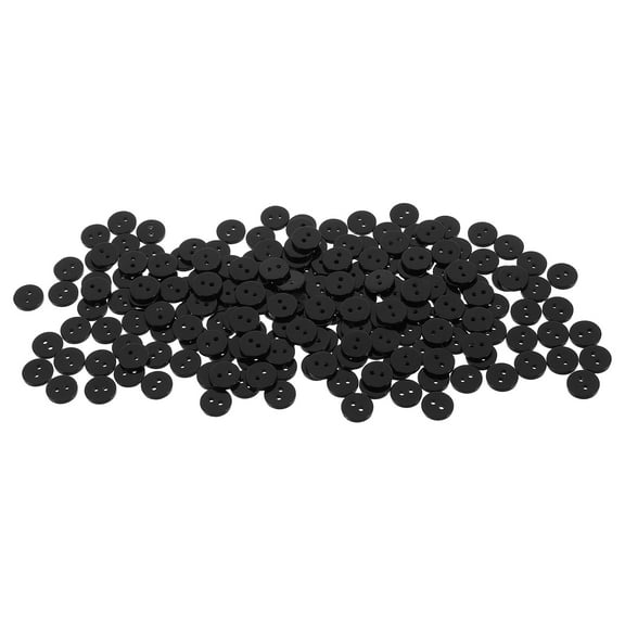 UPOUART 200Pcs Plastic Buttons for Clothes Button Replacement and Handmade Craft Projects