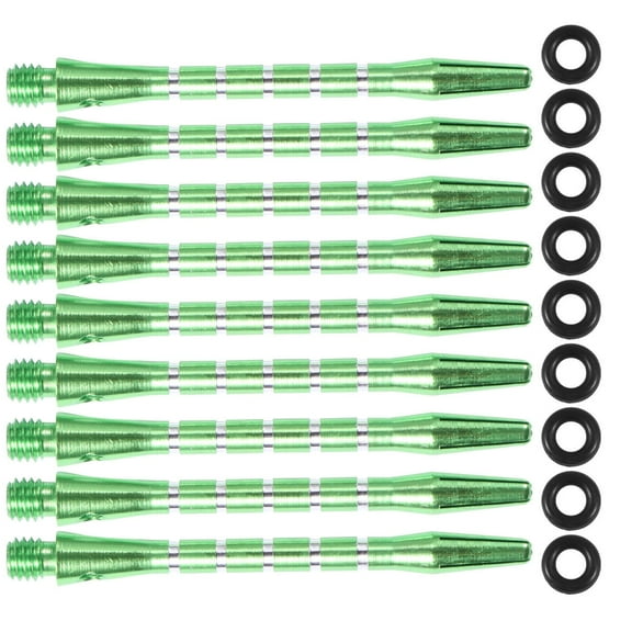 UPOUART 20PCS Standard Dart Shafts Aluminum Alloy with Rings for Optimizing Flight Path in Darts
