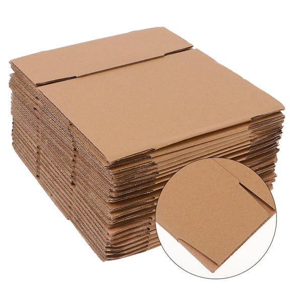 UPOUART 20Pcs Carton Boxes Recycled Material Packing Small Cube