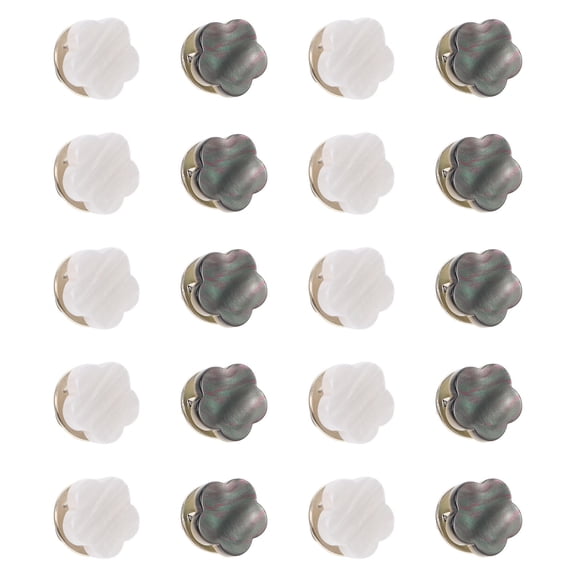 UPOUART 20Pcs Clothing Buttons Plastic Safety Feature for Women in White Color