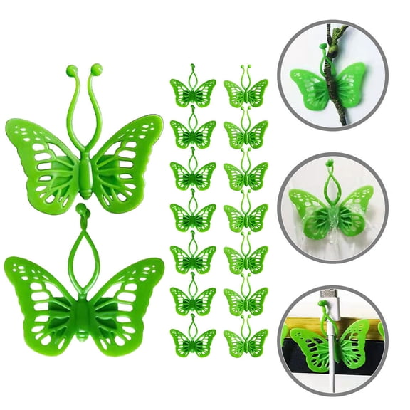 UPOUART Green Plastic Climbing Plant Clips for Vines, Garden, Home, and Outdoor Plant Support Tools