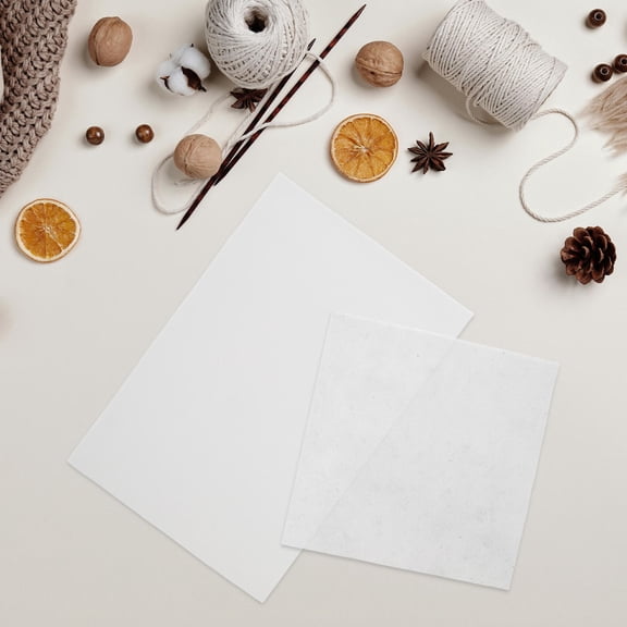 UPOUART 20Pcs Iron on Fabric Adhesive Sheets Double Sided Heat Melt Glue for Sewing and Quilting Projects