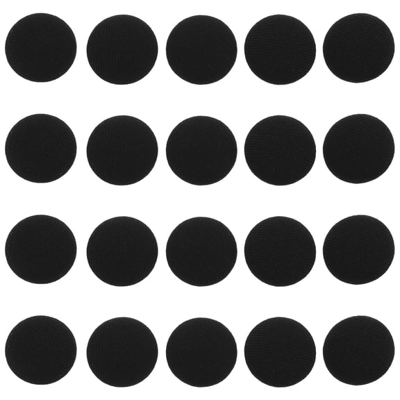 UPOUART 20Pcs Metal Mushroom Button for Fashion Clothes Diy Projects Black Color