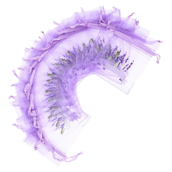 UPOUART Lavender Sachet Bags Set of 20 with Breathable Mesh for Drawer, Closet, Car Freshener and Aromatherapy Use