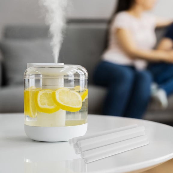 UPOUART 20Pcs White Cotton Humidifier Sticks Filter Adjustable Fragrance Intensity for Aroma Diffuser