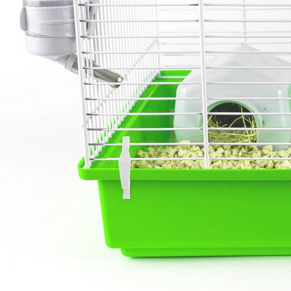UPOUART 20Pcs Hamster Cage Side Fasteners White Secure Wire Cage Buckle