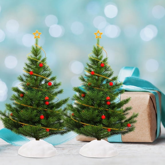 UPOUART Christmas Tree Holders Resin White Minimalist 20Pcs 1.7X1.7X0.6In
