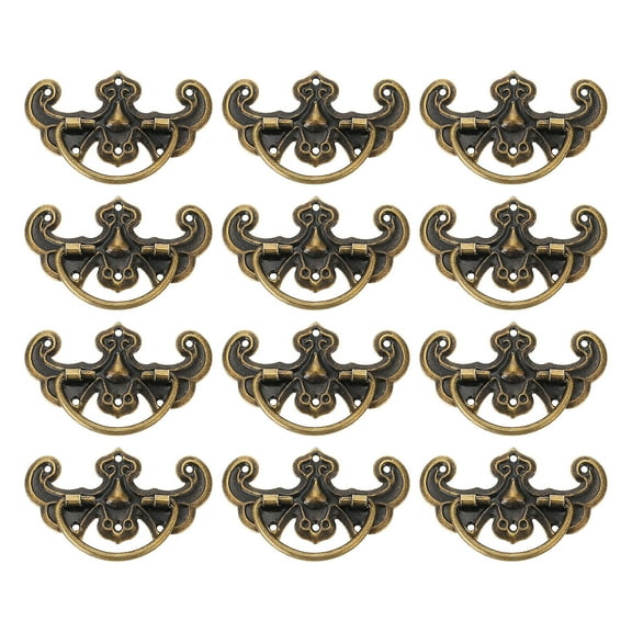 UPOUART 20 Sets Golden Retro Dresser Handles and Cabinet Knobs, Multi-Functional Drawer Pulls, Easy to Install Hardware